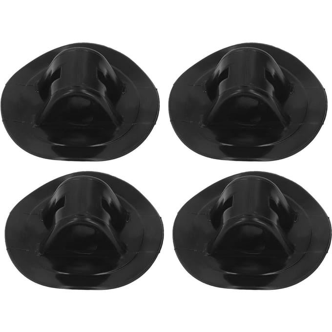 4 stuks 76mm Rubberboot Motor Bevestigingsbeugel Gesp Zwart Motor Bevestigingsbeugel voor Kajaks black