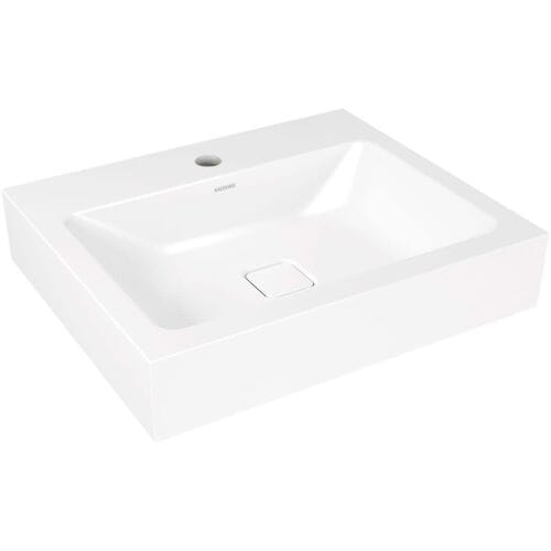 Kaldewei CONO countertop washbasin 3085 with 1 tap hole, 60 cm 902106013001
