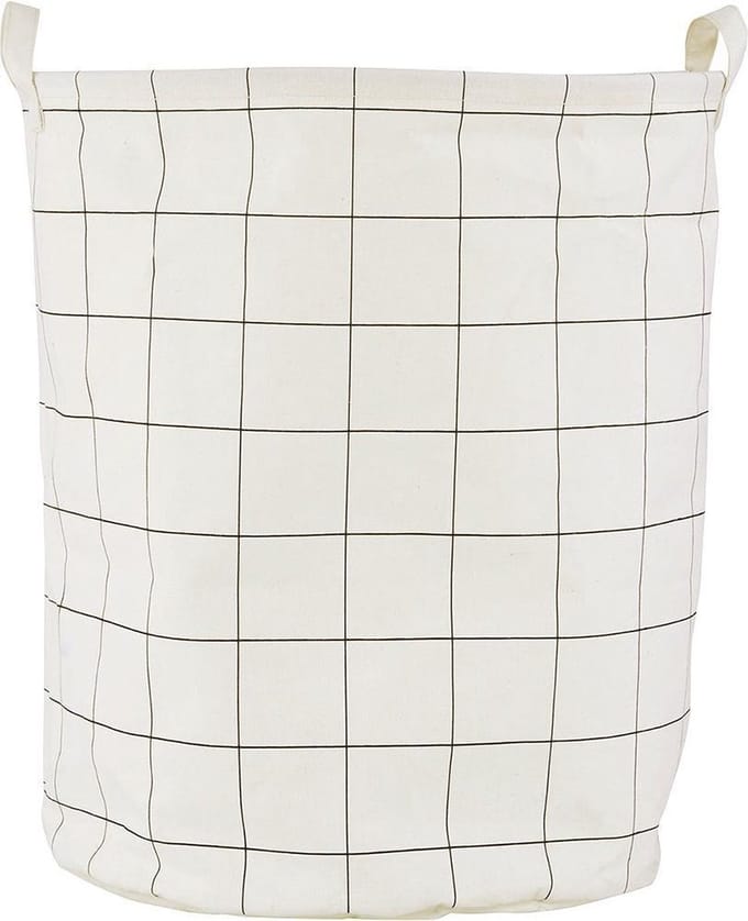 House Doctor Squares - Wasmand - Ruit - Wit