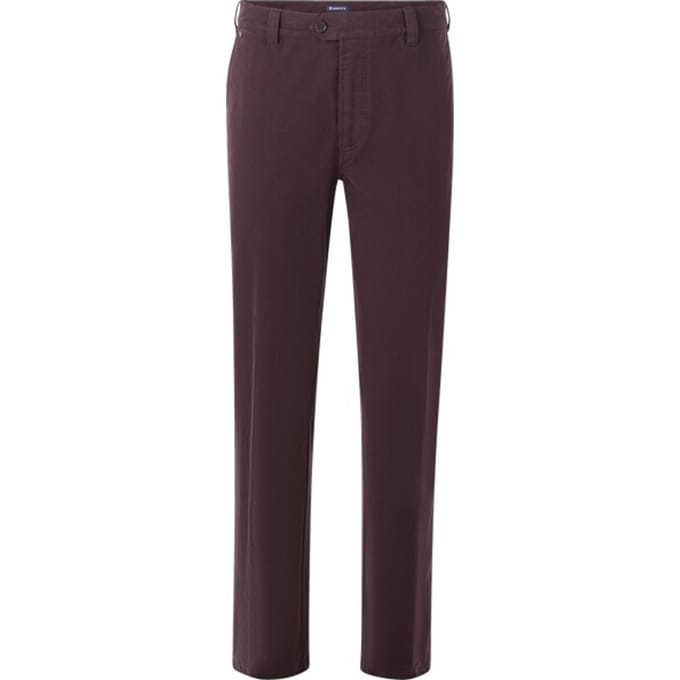Babista herren Broek - 58 - donkerrood - Plus Size