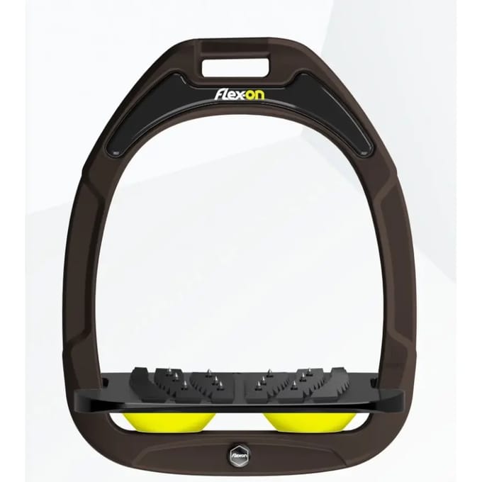 Plat Ultra Grip Veiligheidsijklieren Bruin/Zwart/Geel Flex-On Safe-On