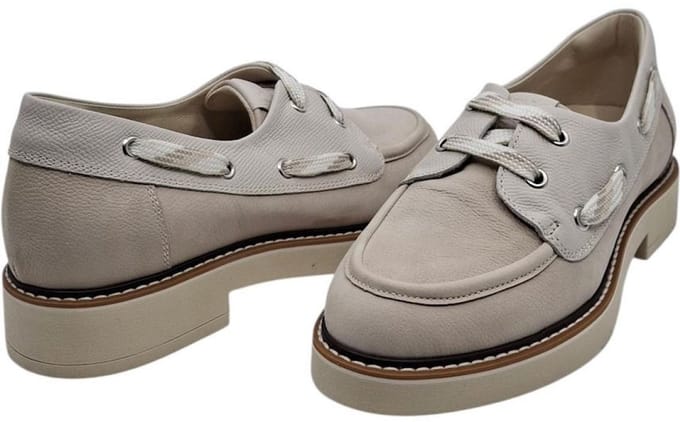 DL Sport 703405 off white | dames bootschoen steunzool