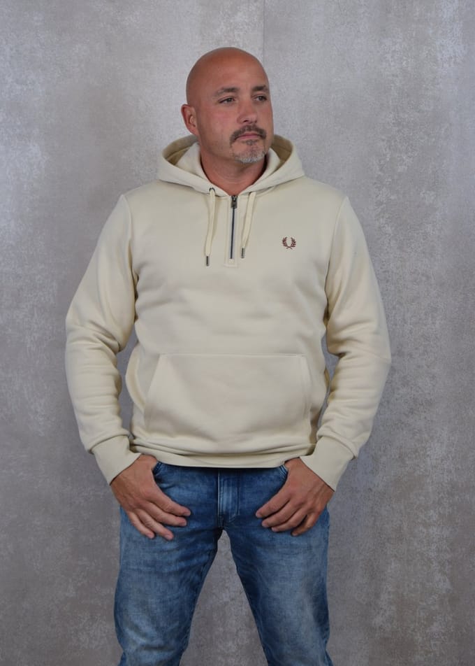 Fred Perry Hooded Fleece Back Sweatshirt