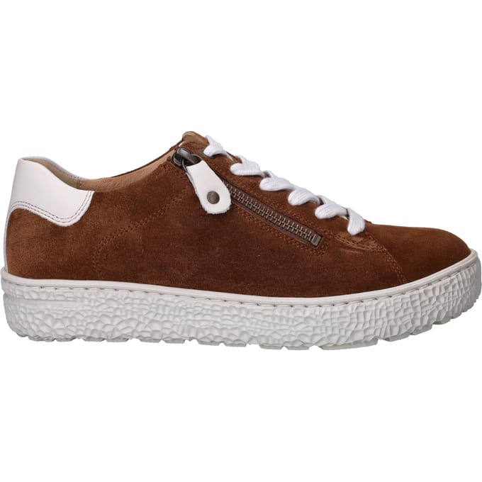 Hartjes 162.1401/31 53.32 Phil Sneakers Bruin Suede Dames Breedtemaat H - Bruin - 38
