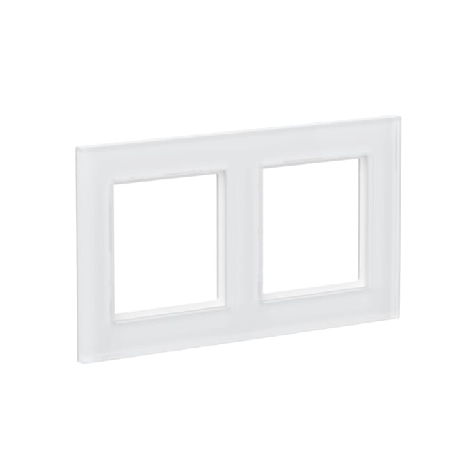 Homematic IP Glas - Afdekraam - 2-voudig - Wit