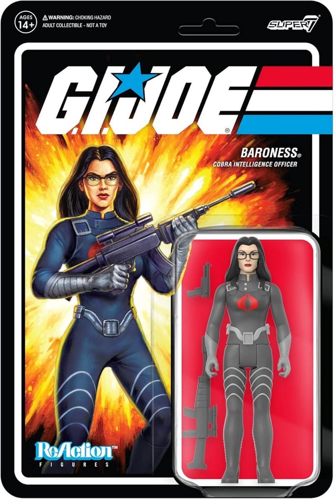 Actiefiguur Barones V2 GI Joe Reactie Speelgoed Multicolor