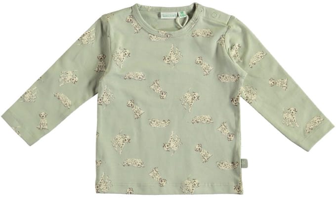 Babylook Dogs T-Shirt - Mt. 56 - Mineral Gray
