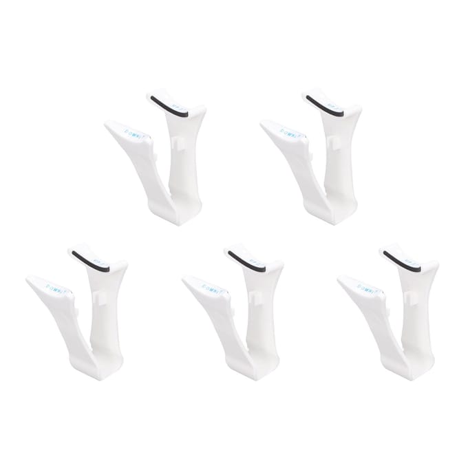 5 Stuks Magnetische Wimper Applicator Groothoek Boog Magnetische Adsorptie Wimper Applicator Helper beige