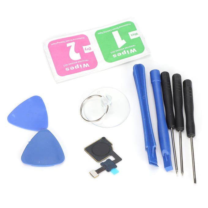 Câble Flex Bouton Home PCB Câble Flex Bouton Capteur d'Empreintes Digitales pour Smartphone Google Pixel 2XL noir