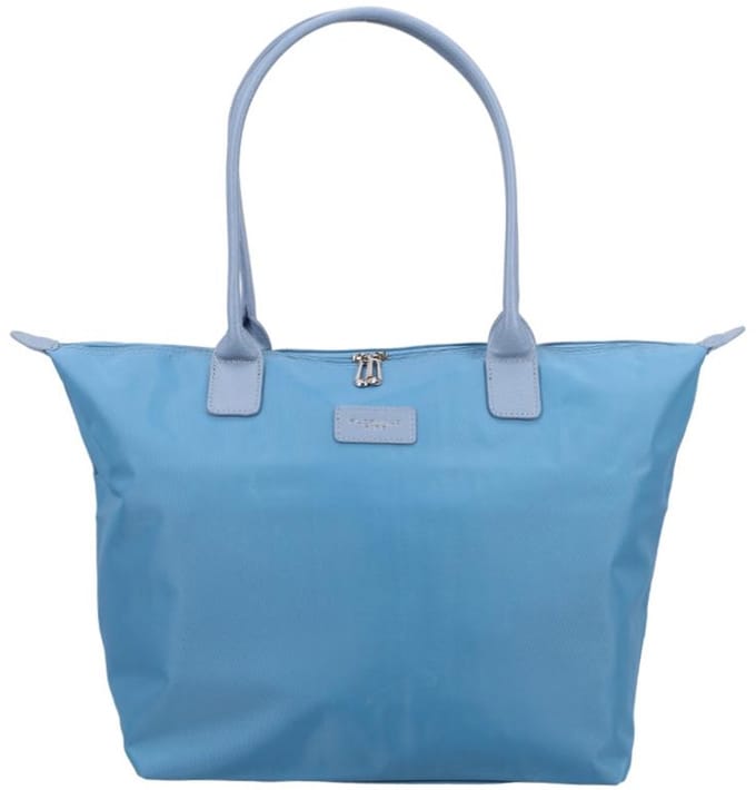 Flora & Co Annet Schoudertas Dames - Imitatieleer - licht Blauw
