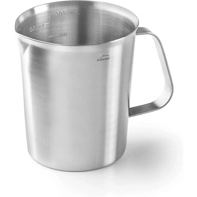 Roestvrijstalen maatbeker Lacor 18/10 - 0,5 L