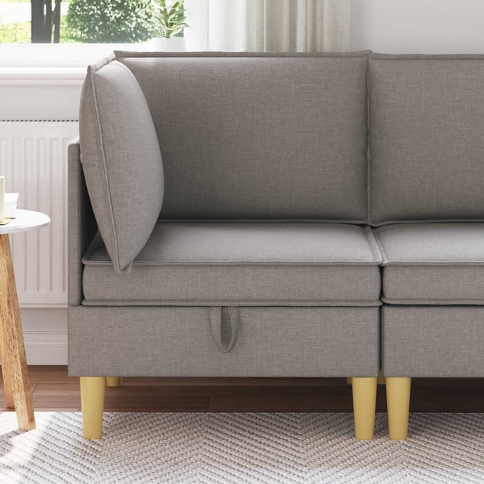 vidaXL - Sofa - met - opslag - Stof