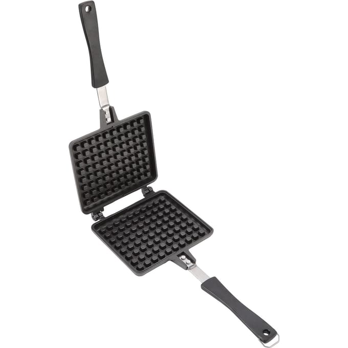 Wafelbakvorm Eenvoudige Bediening Anti-aanbaklaag Efficiënt Universele Vierkante Wafelijzer L black