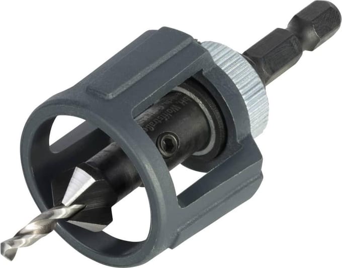 wolfcraft - Voorboor met verzinkboor en dieptestop - 4392000