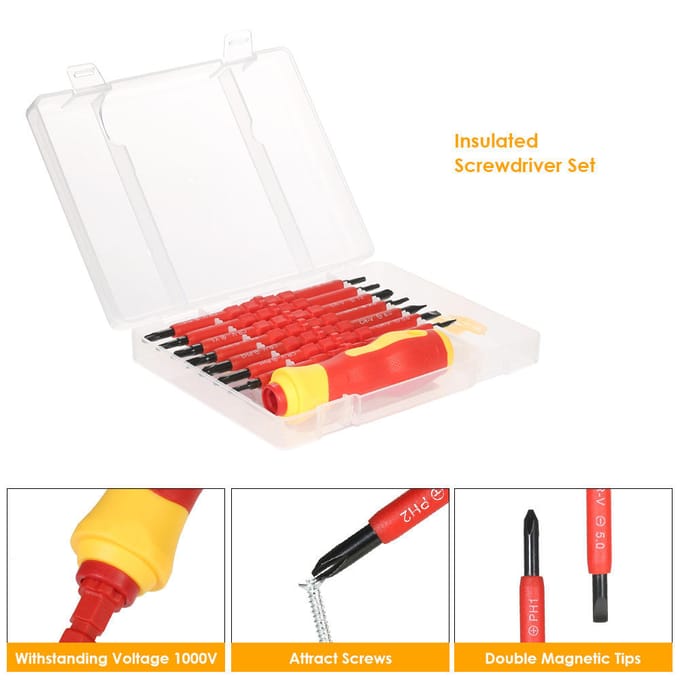 Precisieschroevendraaierset 7 in 1 kleine mini-hobbycraft-sieradenreparatie
