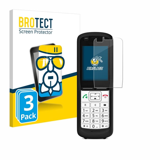Screenprotector 3 Stuks voor Unify OpenScape DECT Phone R6 Beschermglas transparant