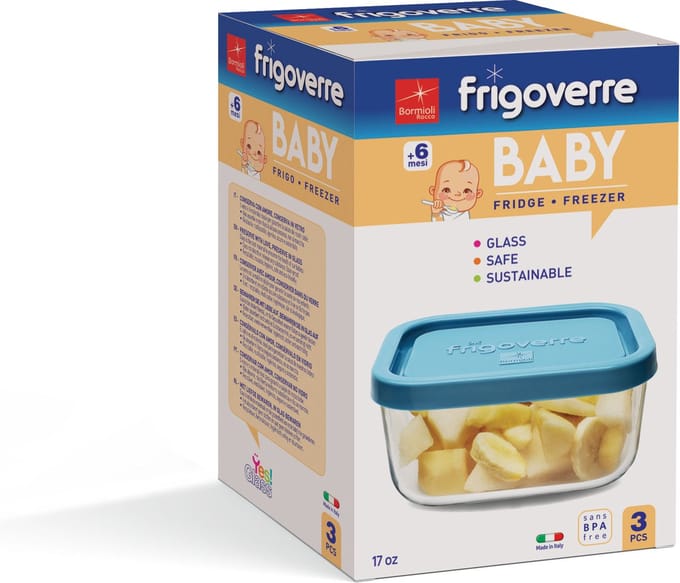 Bormioli Frigoverre Baby Vershouddoos 13x10 Set 3