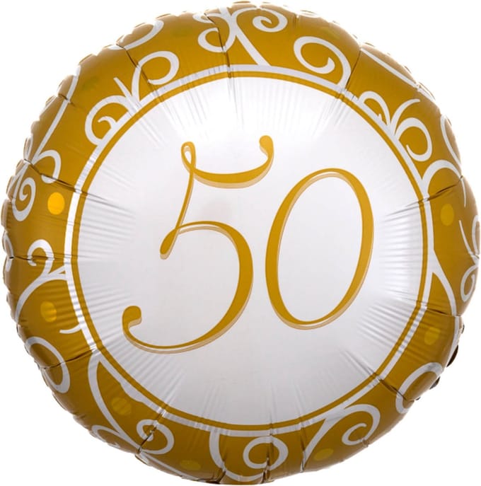 50 jaar jubileum ballon
