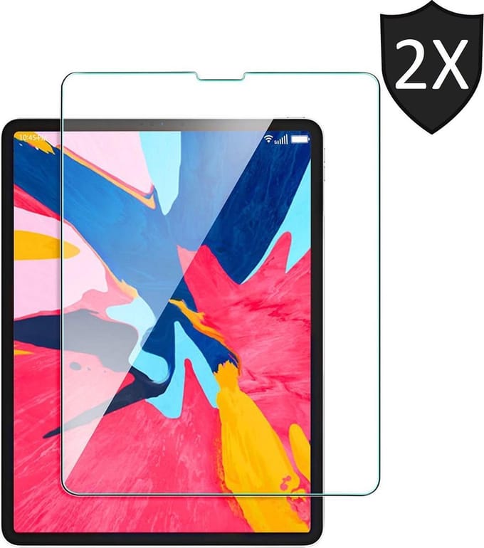 Screenprotector geschikt voor iPad Pro 2018 12.9 inch - Screen Protector Glas - 2 Stuks