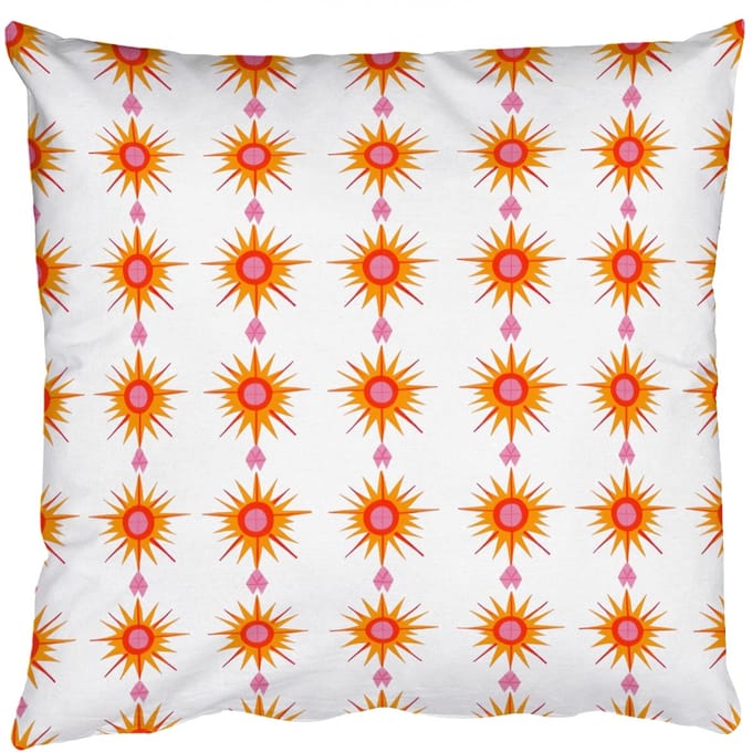 Sierkussens - Kussentjes Woonkamer - 60x60 cm - Zon - Motief - Roze