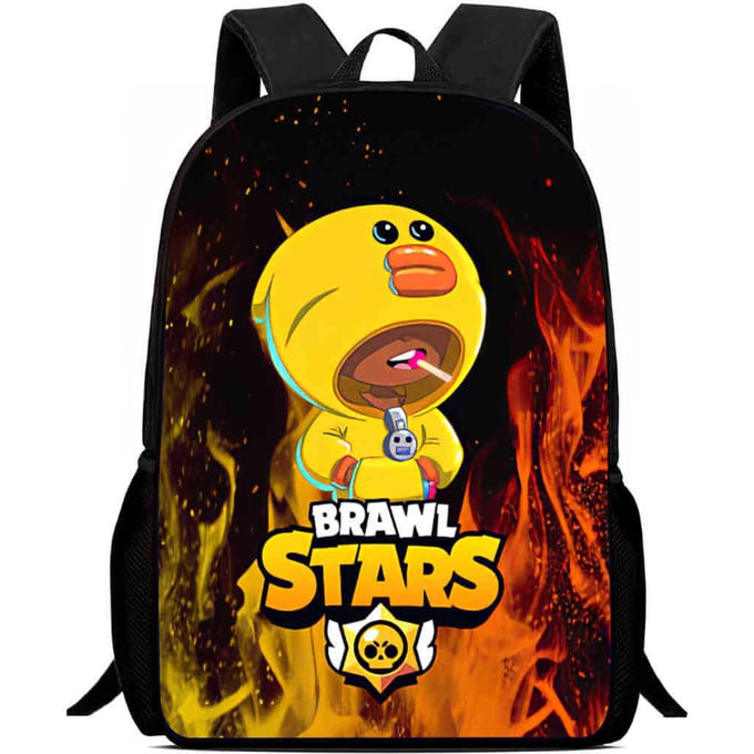 Brawl Stars Schooltas Hoge Definitie Print Multi-Functioneel Lichtgewicht Rugzak