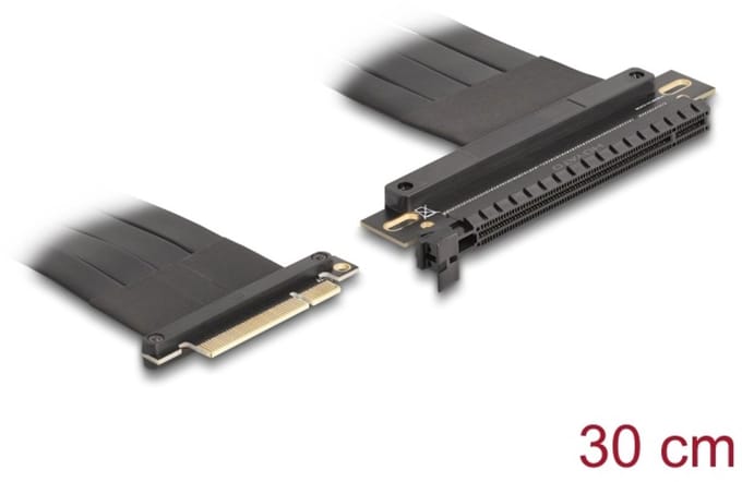 Delock Riser Card PCI Express 3.0 x8 male to x16 slot with cable 30 cm