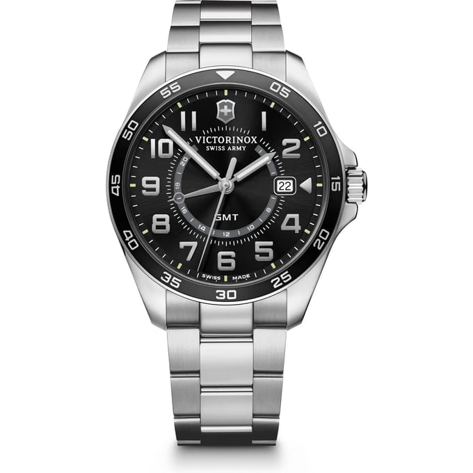 VICTORINOX FIELDFORCE CLASSIC GMT horloge Kwarts (241930) black