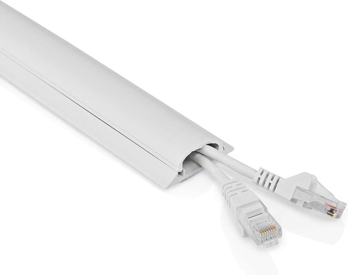 Nedis Cable Management | Duct | 1 pcs | Maximum cable thickness: 16 mm | PVC | White