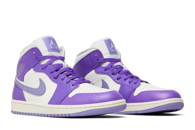 Dames Air Jordan 1 Mid 'Action Grape' 38 purple