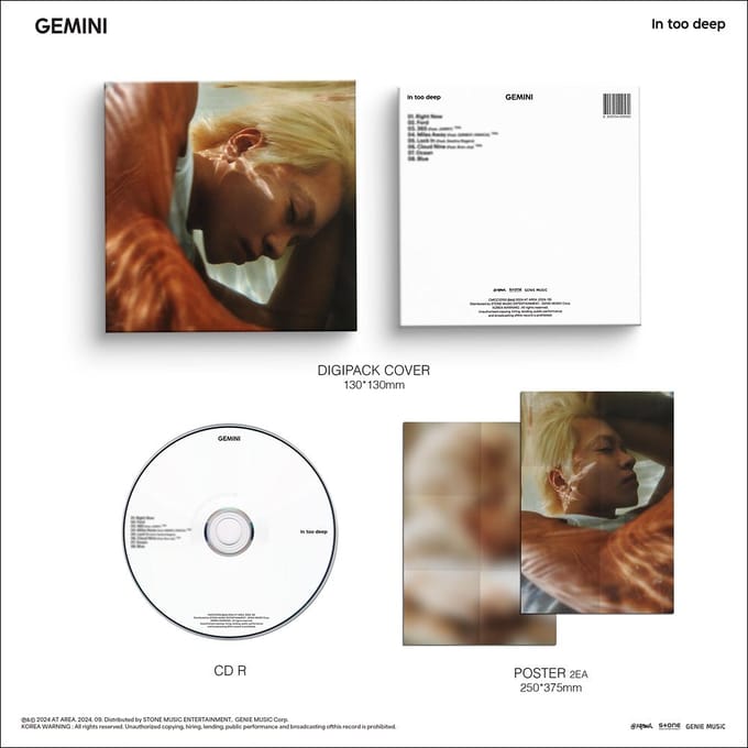 GEMINI - In too deep Album 1EA