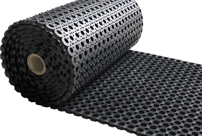 IVOL Rubber ringmat op rol - Heavy Duty - Dikte 23 mm - Breedte 80 cm - Per strekkende Meter