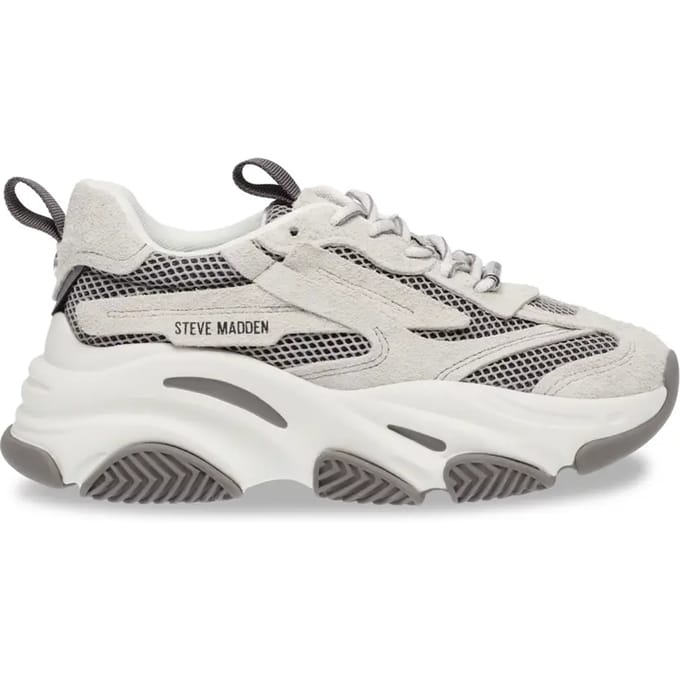 Steve Madden Possession Sneakers - Dames - Grijs - Maat 37