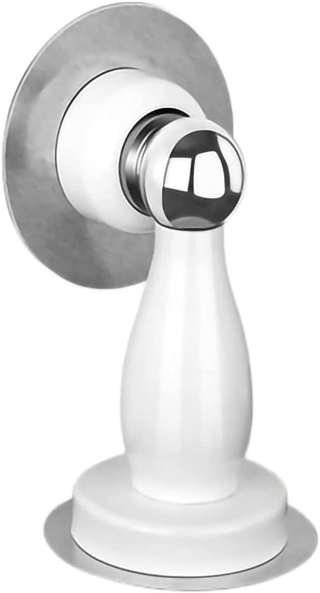 Deurstopper - Deurvanger - Deur Open Houden - Sterke Magneet - 1 Stuk - Wit