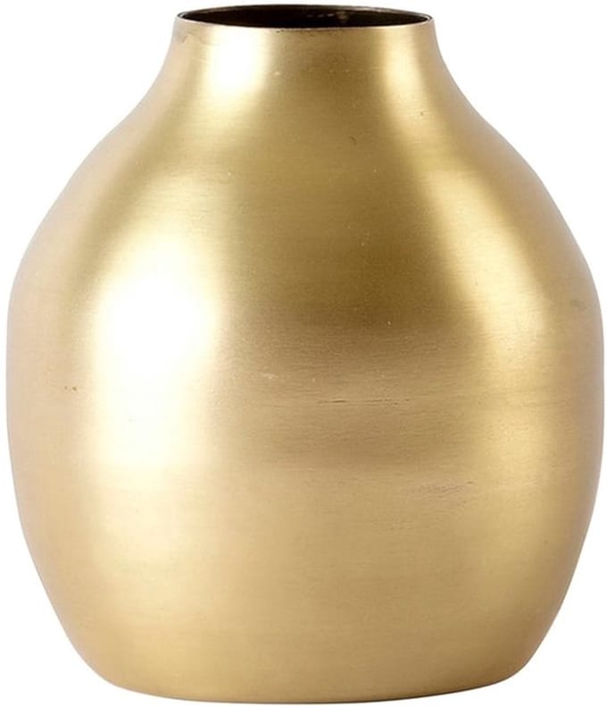 Allecto - Vaas - Decoratie - Metalen design - Messing