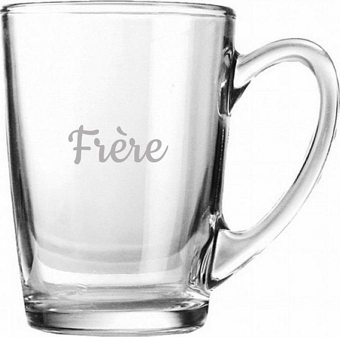 Theeglas gegraveerd - 32cl - Frere