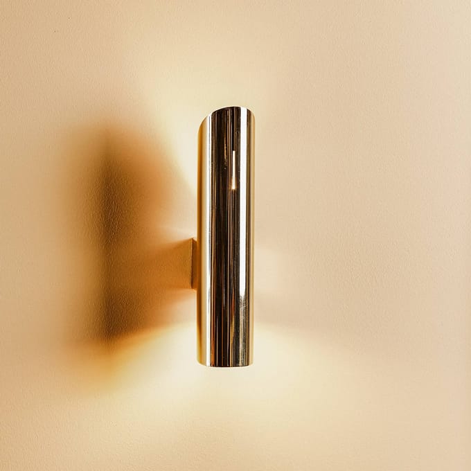 Argon Wandlamp Ana, up/down, messing