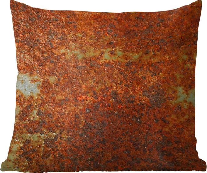 Sierkussens - Kussentjes Woonkamer - 60x60 cm - Roest - Vintage - Staal