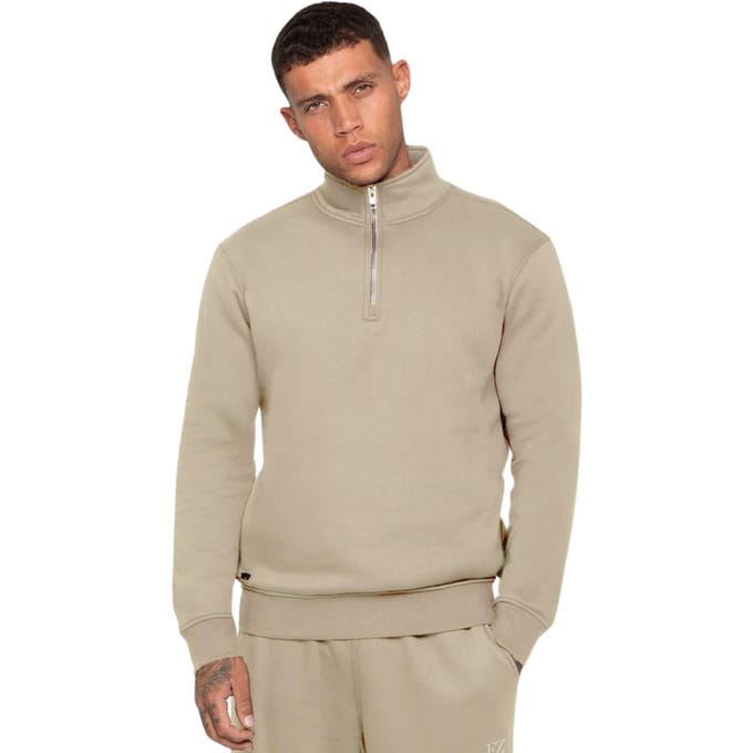 Enzo Milano | Heren Half-Zip Sweatshirt