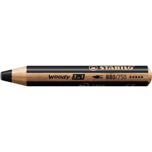 STABILO woody 3 in 1 - multitalent potlood - Zwart - Per stuk