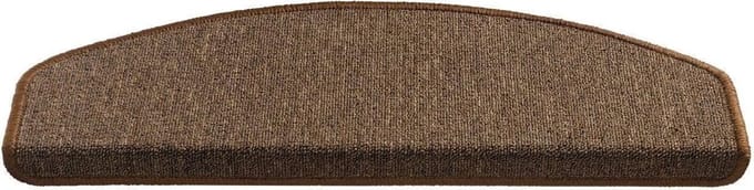 Trapmat Sicilia Bruin 15 stuks 25x65 cm haak 4 cm