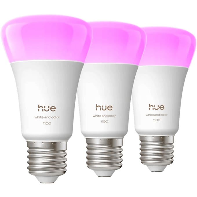 Philips Hue White and Color E27 1100lm 3-pack