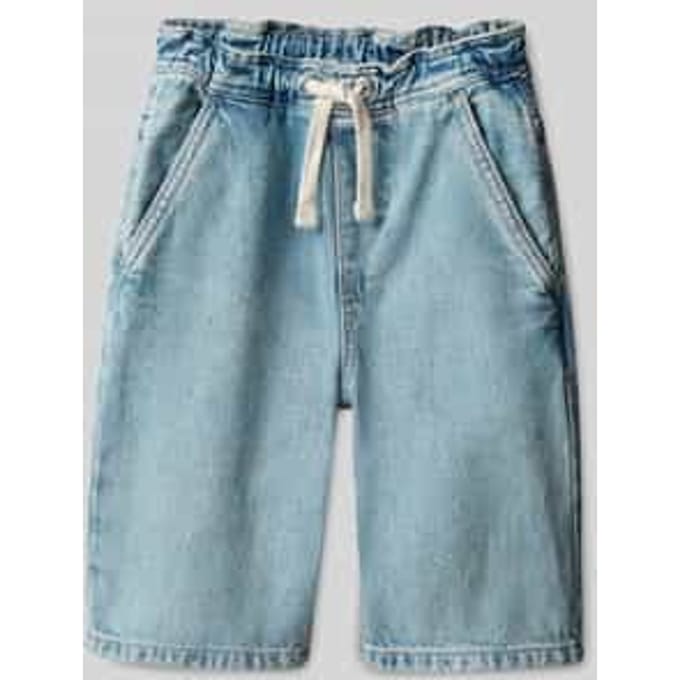 regular fit bermuda van puur katoen
