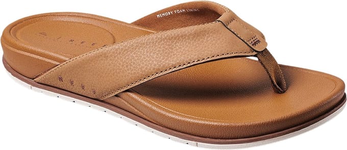 REEF CUSHION BONZER Heren Slippers - Lichtbruin