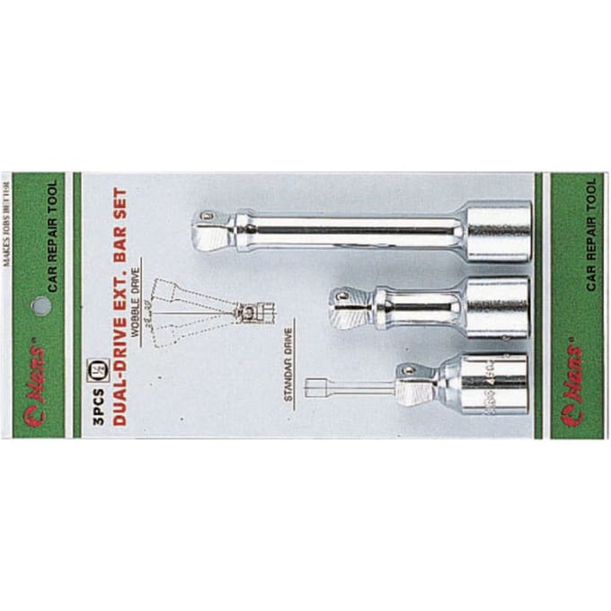 Verlengingen Satz HANS 1/2 inch, 3 St.(lengte: 50mm inch, 75mm inch, 250mm)
