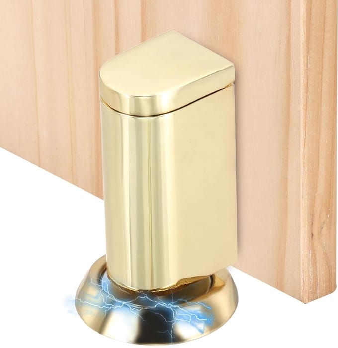 Magnetische Deurstopper - Deurhouder Winddicht - Deuren Open Houden - Stille Sluiting Demping - 21 x 16.5 x 46 mm