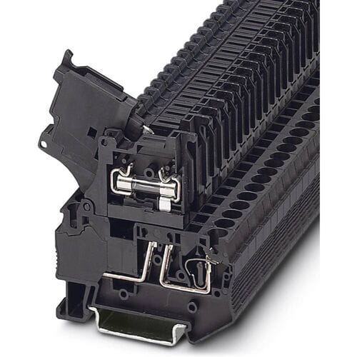 Phoenix Contact 3039890 Zekering-serieklem 6.2 mm Spanveer Grijs 50 stuk(s)