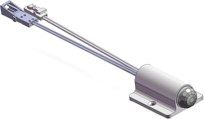 Bewegingsmelder - PIR schakelaar - Automatisch verlichting - Compact design - 3 meter bereik - Zilvergrijs