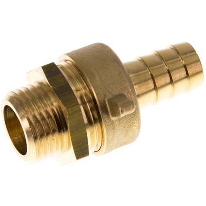 13 mm & G1/2'' Messing Slangpilaar BuitendraadConische Afdichting NBR Afdichting Vleugelmoer