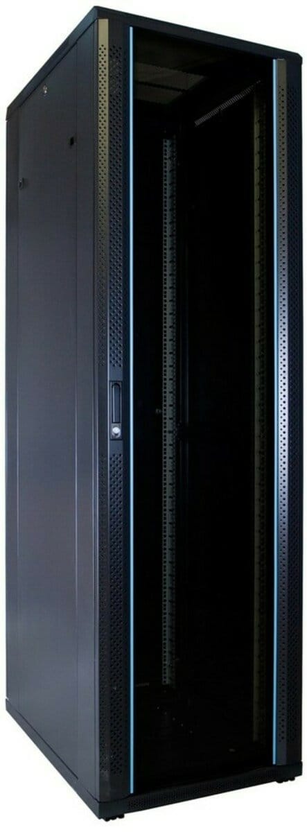 DSIT 42U serverkast met glazen deur 600x800x2000mm (BxDxH) - serverbehuizing - serverrack - 19 inch