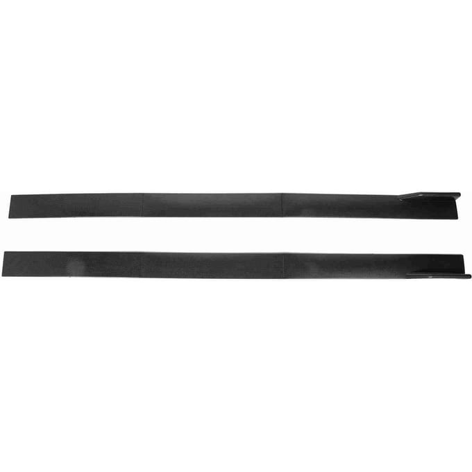 6 PIÈCES Jupe Latérale de Voiture Motif Fibre de Carbone Type 3 Sections Ailettes Diffuseurs Universel 2 M/6.56 FT gray